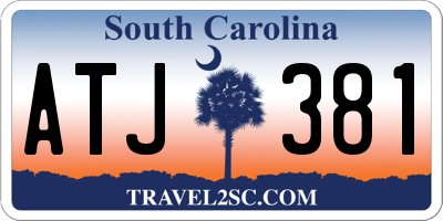 SC license plate ATJ381