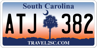 SC license plate ATJ382