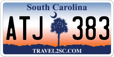 SC license plate ATJ383