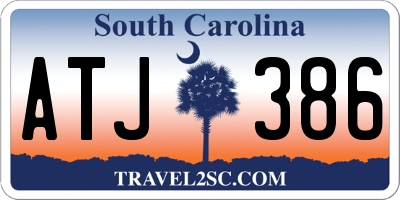 SC license plate ATJ386