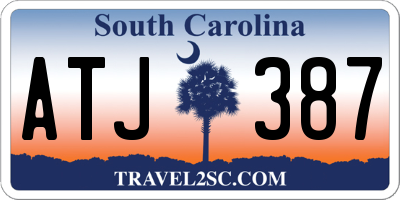 SC license plate ATJ387