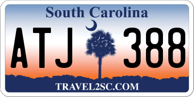 SC license plate ATJ388