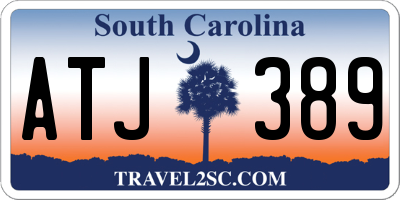 SC license plate ATJ389