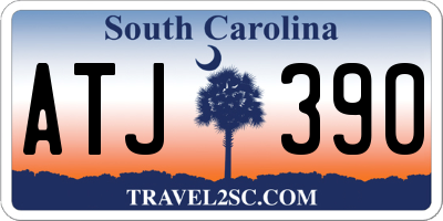 SC license plate ATJ390