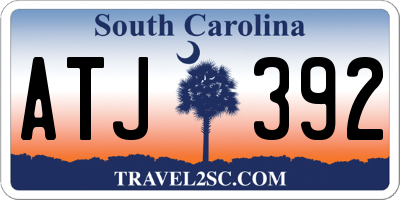 SC license plate ATJ392