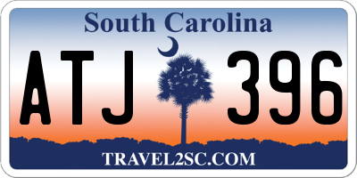 SC license plate ATJ396