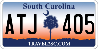 SC license plate ATJ405