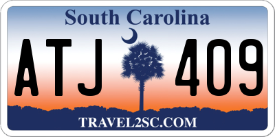 SC license plate ATJ409