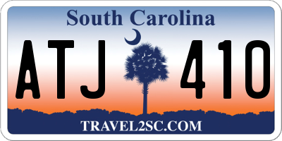 SC license plate ATJ410