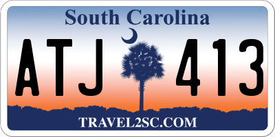 SC license plate ATJ413