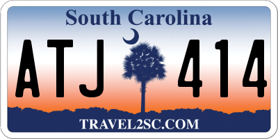 SC license plate ATJ414