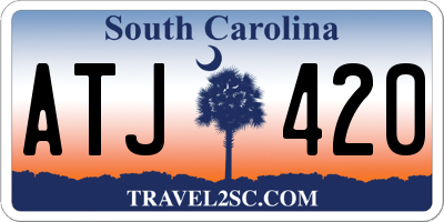 SC license plate ATJ420