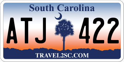 SC license plate ATJ422