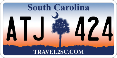 SC license plate ATJ424