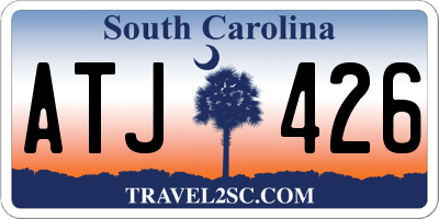 SC license plate ATJ426