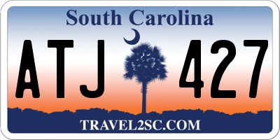 SC license plate ATJ427