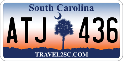 SC license plate ATJ436