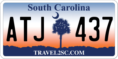SC license plate ATJ437
