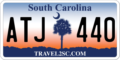 SC license plate ATJ440