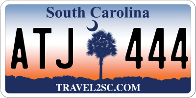 SC license plate ATJ444