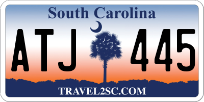 SC license plate ATJ445