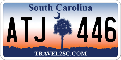 SC license plate ATJ446