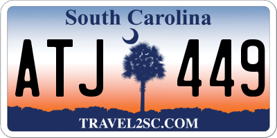 SC license plate ATJ449