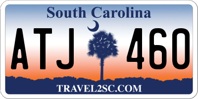SC license plate ATJ460