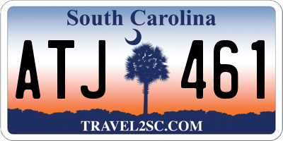 SC license plate ATJ461