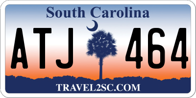 SC license plate ATJ464