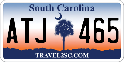 SC license plate ATJ465