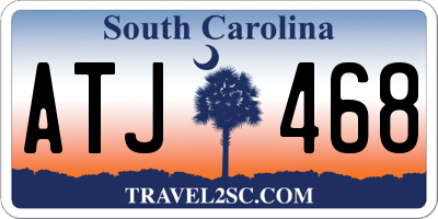 SC license plate ATJ468