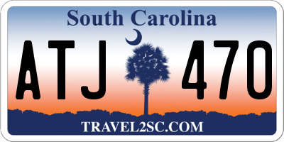 SC license plate ATJ470