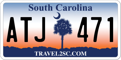 SC license plate ATJ471