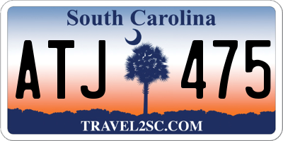 SC license plate ATJ475
