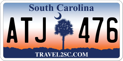 SC license plate ATJ476