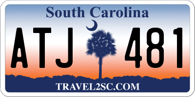 SC license plate ATJ481