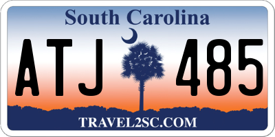SC license plate ATJ485