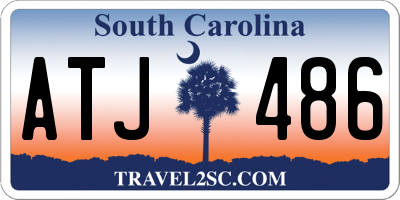 SC license plate ATJ486
