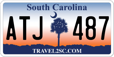 SC license plate ATJ487