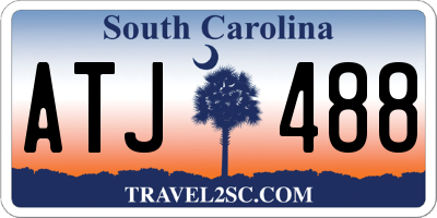 SC license plate ATJ488