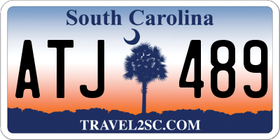 SC license plate ATJ489