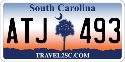 SC license plate ATJ493