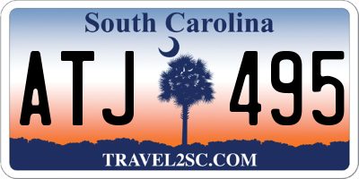 SC license plate ATJ495