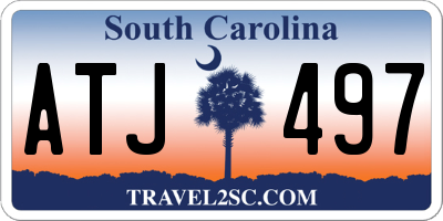 SC license plate ATJ497