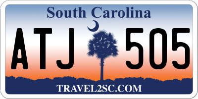 SC license plate ATJ505