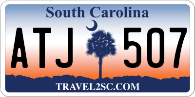 SC license plate ATJ507