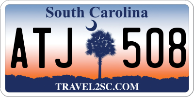 SC license plate ATJ508