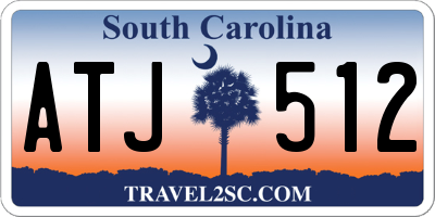 SC license plate ATJ512