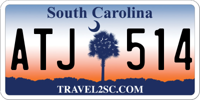 SC license plate ATJ514